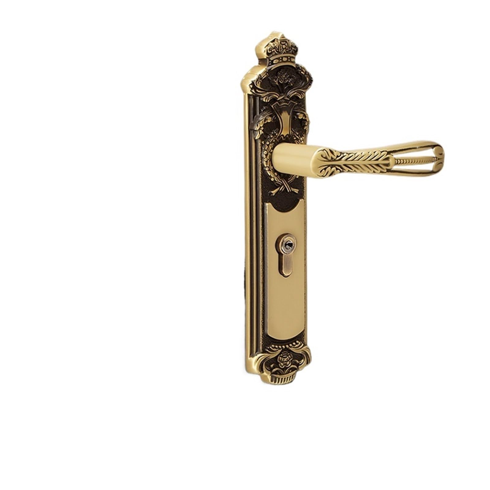 Aepqbgqj One Color Pure Copper Chinese Style Door Lock Silent Thickened Bedroom Solid