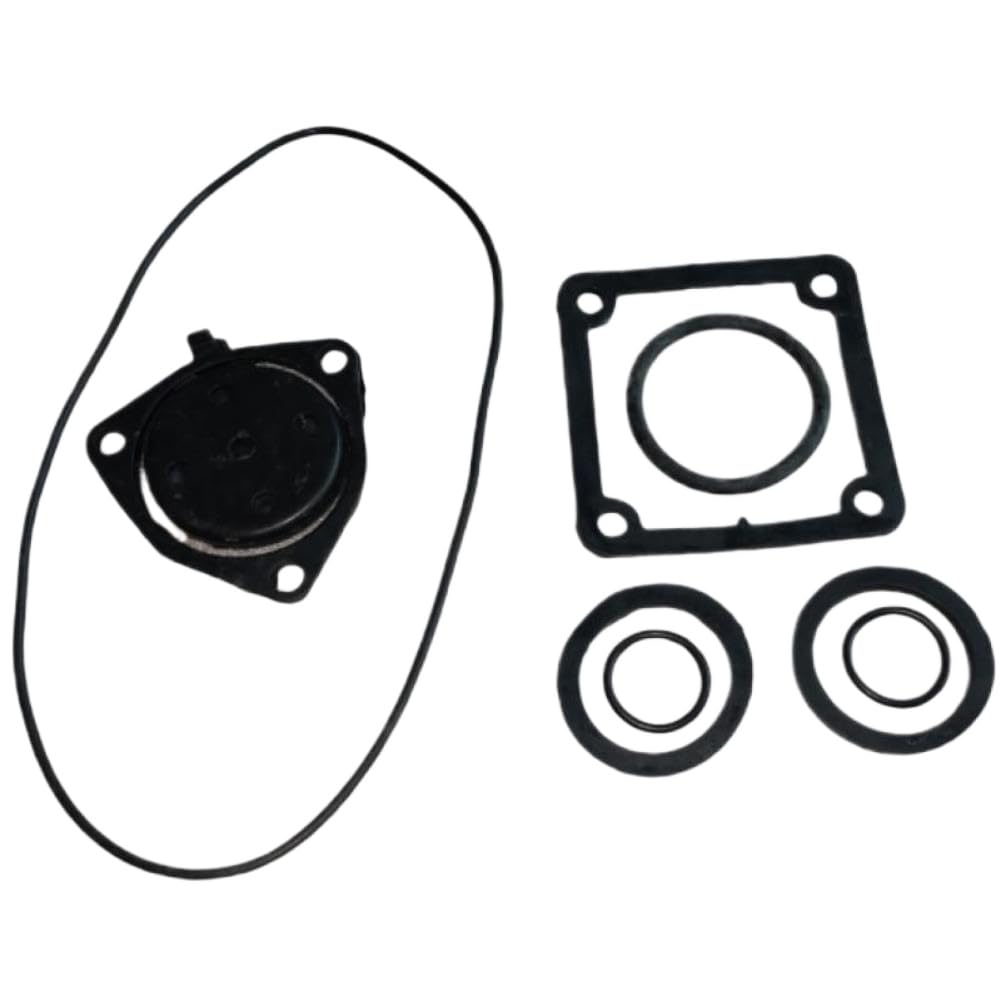 Full Rubber Seal Gaskets Kit 8 PC Set Compatible with 2 Inch Aluminum Self Priming Water Pump for Diesel