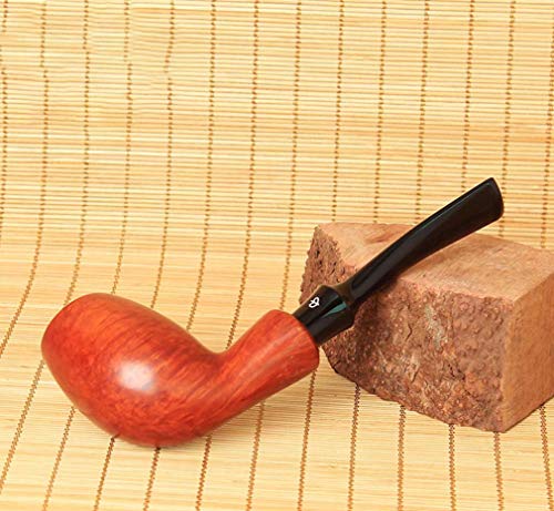 Zwq&zj Handmade filter wood tobacco pipe, detachable smooth smoking - Image 2