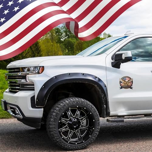 Image of USA 250th Anniversary Commemorative Car Magnet,2pcs American Eagle Magnets,Magnetic Car Decals,Glow in The Dark Holiday Magnet for Fridge,Garage Door Stickers Decors