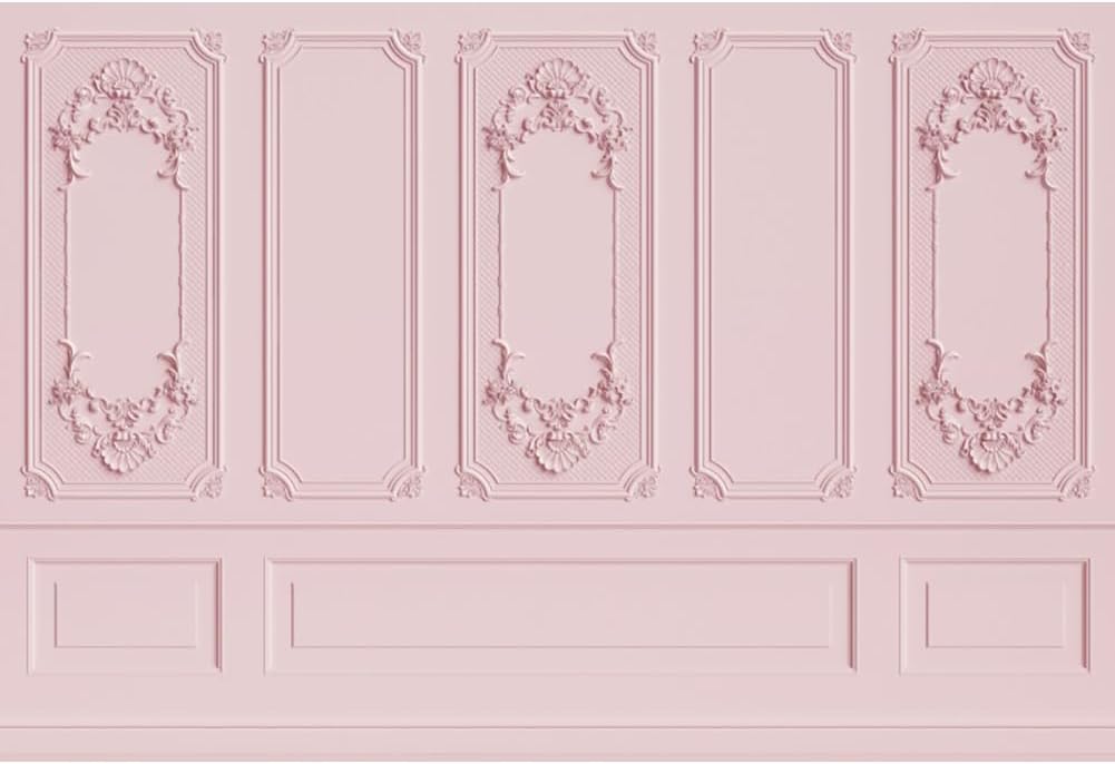 Fondo Fotográfico Leyiyi 6x4ft Rosa Vintage Interior
