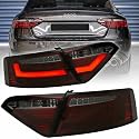 LED Rückleuchten Set für Audi A5 2007-06.2011 in red smoke Coupe Cabrio Sportback