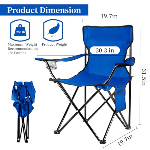 Da-Meijule FOLDING CAMPING CHAIR With Carrying Bag,Outdoor Portable Chair thumb #2