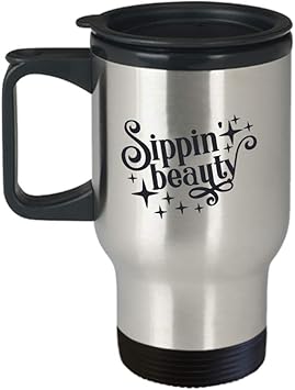 Sipping Beauty travel mug