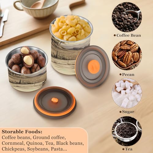 Blueangle Contenedor de Café Hermético de Acero Inoxidable 17oz miniatura 5