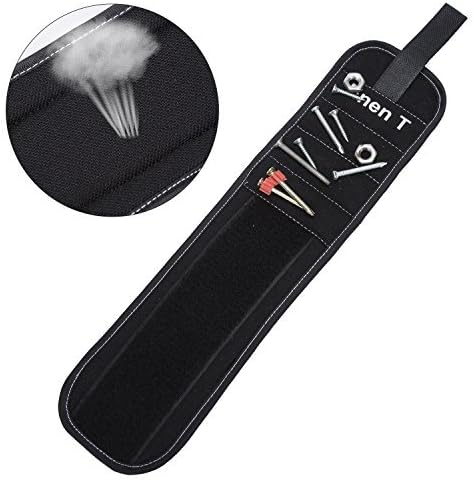 ENEN T Magnetic Wristband with Strong Magnets for Holding Screws, Nails, Drill Bits - Best Unique Tool Gift for Men, DIY Handyman, Father/Dad, Husband, Boyfriend, Him, Women