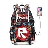 Multifunction Backpack,Casual Fashion Bags,Convenient Computer Backpack with USB Charging Port(A-Red)