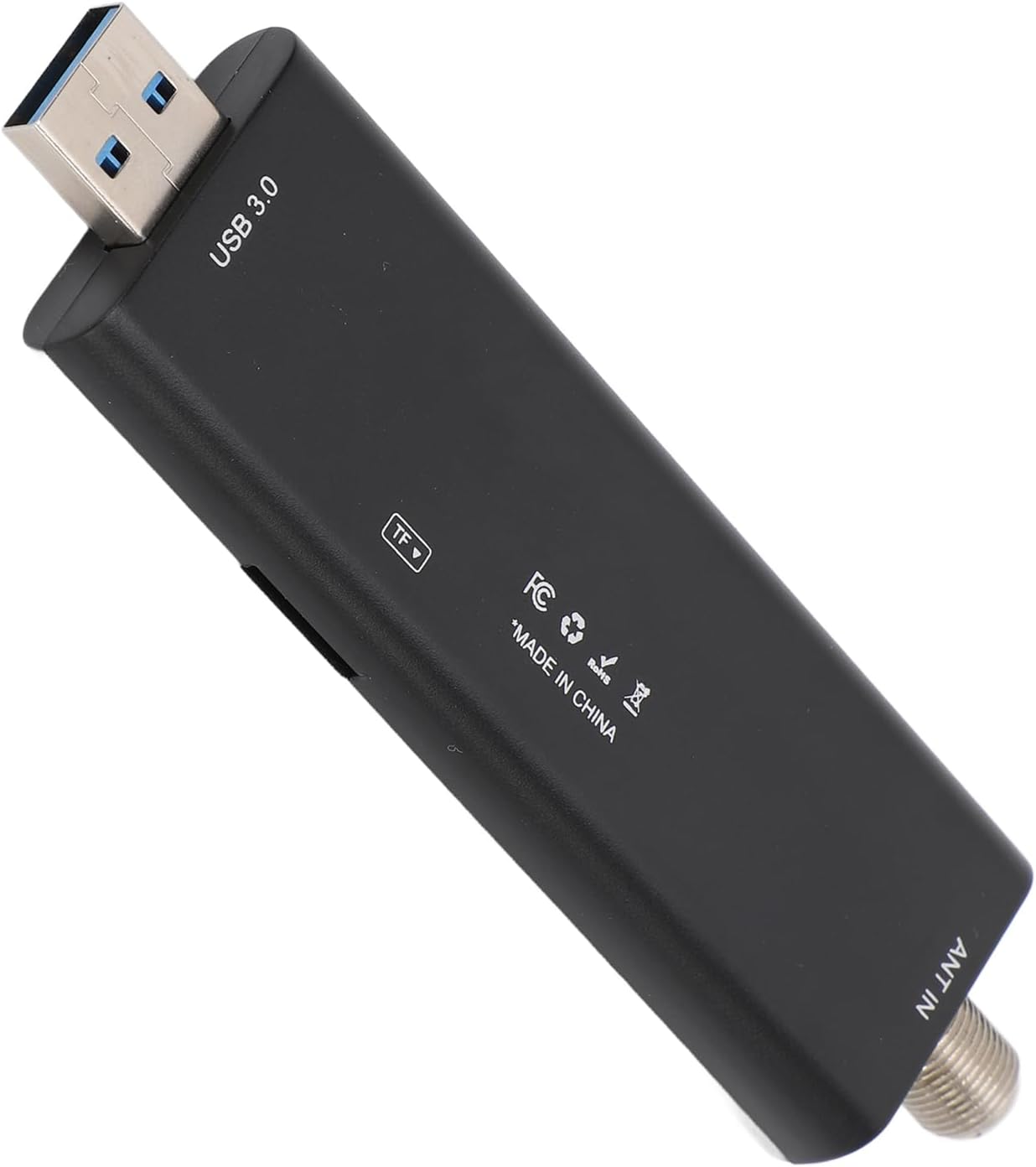 HDTV Mate ATSC 3.0/1.0 USB 3.0 TV Tuner, Digital Terrestrial Tuner Support 4K OTA Channel Broadcast, TF DVR Recording