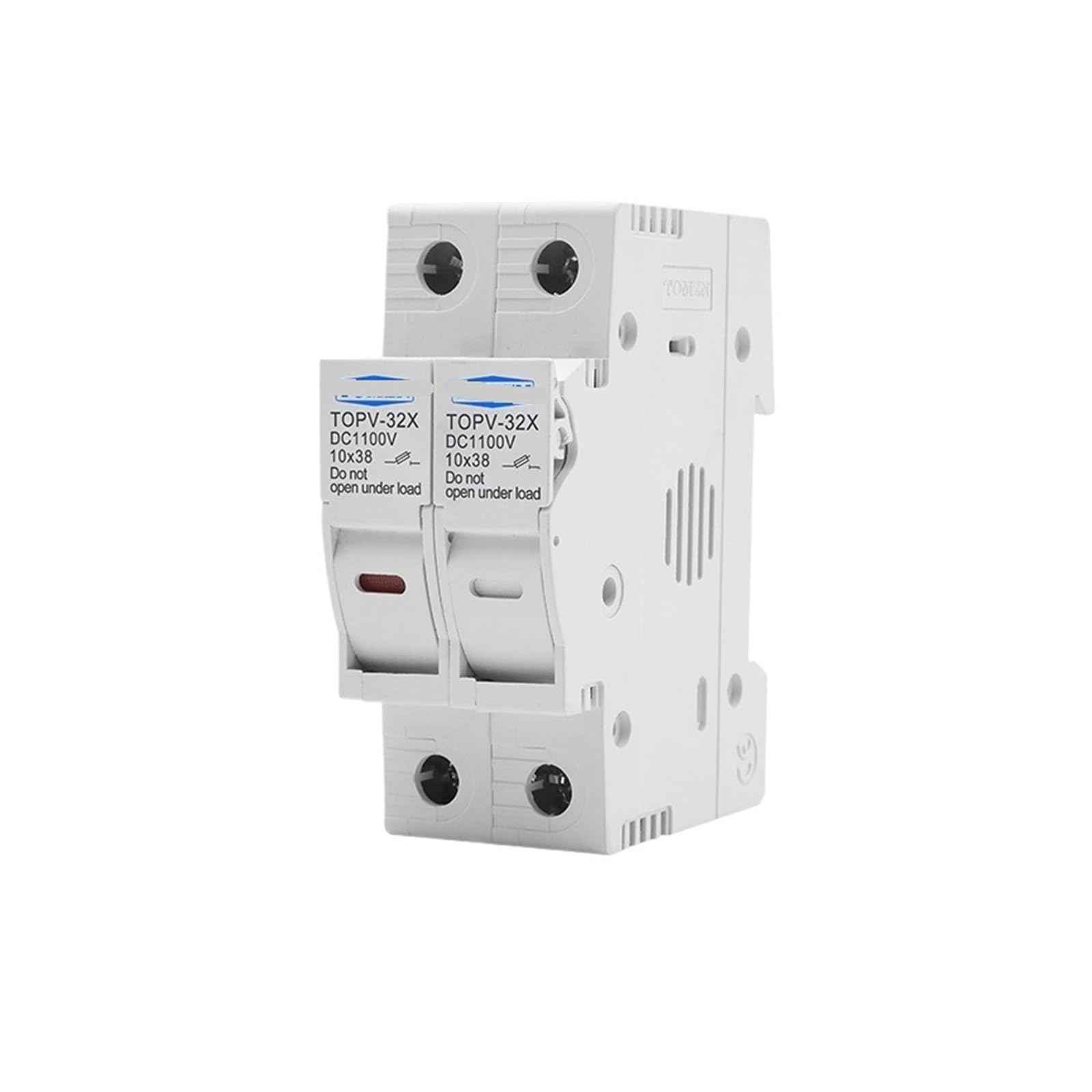 Système photovoltaïque 1100V porte-fusible CC 10x38 protection gPV 2P