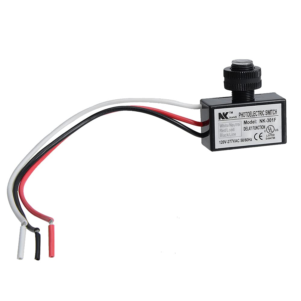 YXQ AC 120-277V Current Photoelectric Switch, NK-301F Dusk to Dawn 