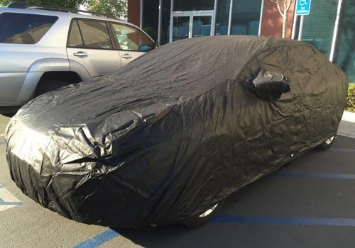 Custom Fit 2008-2022 Mercedes Benz C-Class C250 C300 C350 C400 C450 C63 AMG Sedan Car Cover Black Covers