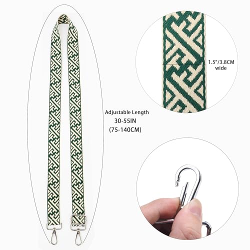 Image of Adjustable Purse Straps - Replacement Shoulder Straps for Bags, Crossbody Purse Strap,and Handbag Bag Strap(55 inchLong)