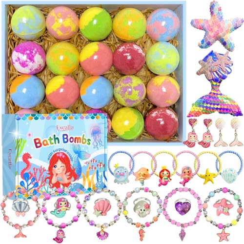 Bath Bombs for Girls Kids with Surprise Inside