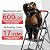 Step Ladder Foldable Folding Stool - for Home Adults Kitchen 4 Stepping Extension Tall Heavy Duty with Handrails - Closet Stepstool Stair Ladders Extendable Stepladder for Indoor House 600Lbs