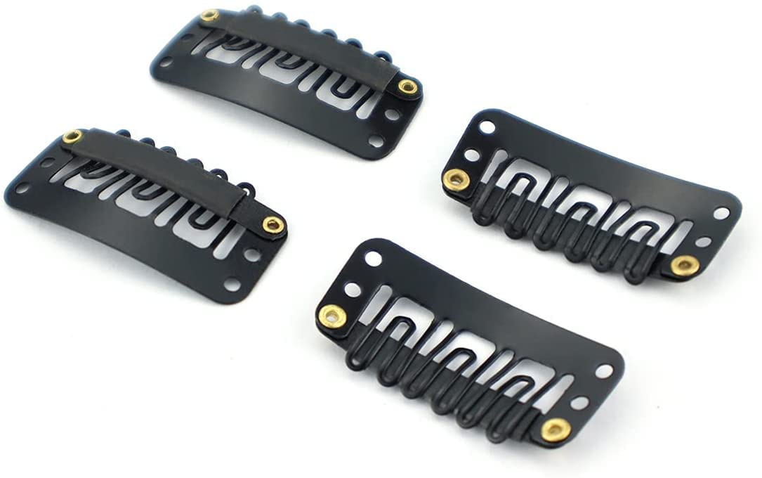 CLIPS MEDIUM BLACK 0.75" x 1.5” (6 pcs /pack)