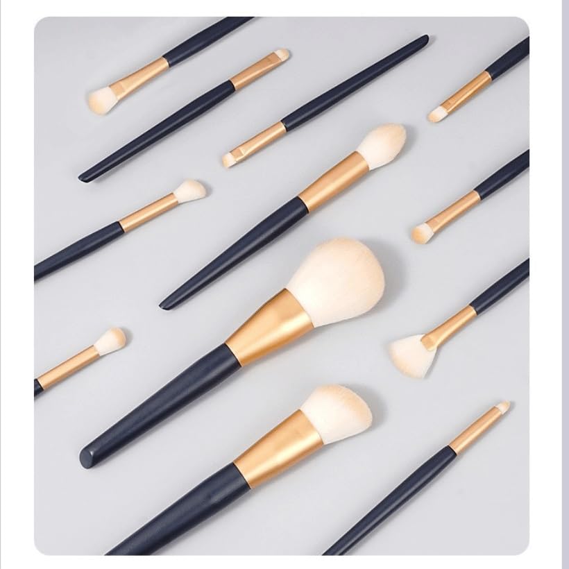 Brochas de maquillaje de pelo suave para aplicar polvo, colorete y sombras fácilmente 4
