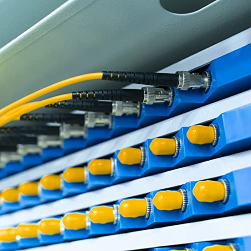Coupleur fibre optique ST monomode avec capuchon jaune haute densité lot de 300