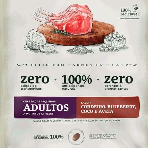 Bionatural Prime - Cordeiro Cães De Raças Peq. Adultos 10,1kg