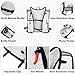 JEELAD Hydration Backpack Lightweight Vest for Hiking Trail Running Gear Cycling Marathon for Women Men