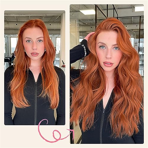 Extensiones de cabello sintético largo ondulado para transformar tu look con clips 5