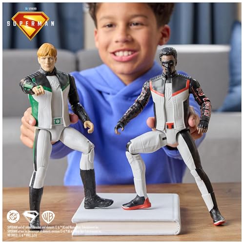 Image of DC Comics, Superman Mr Terrific 12-inch Superhero Action Figure, Kids Toys for Boys and Girls Pretend Play, for Ages 4 and Up