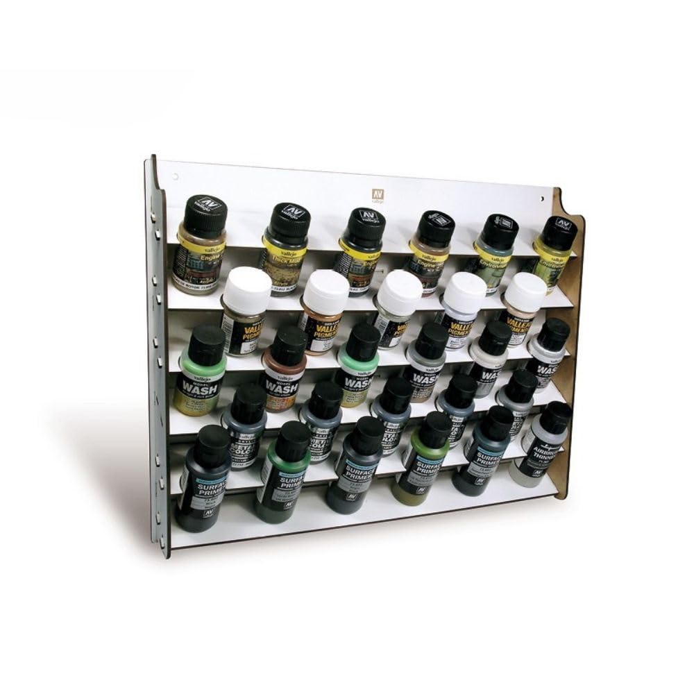 Vallejo Wall Mounted Paint Stand Display for 35ml & 60ml Bottles VAL26009