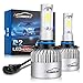 VoRock8 R2 COB 9006 HB4 9006XS 8000 Lumens Led Headlight Conversion Kit, Low Beam Headlamp, Fog Driving Light, Halogen Head Light Replacement, 6500K Xenon White, 1 Pair,1 Year Warranty