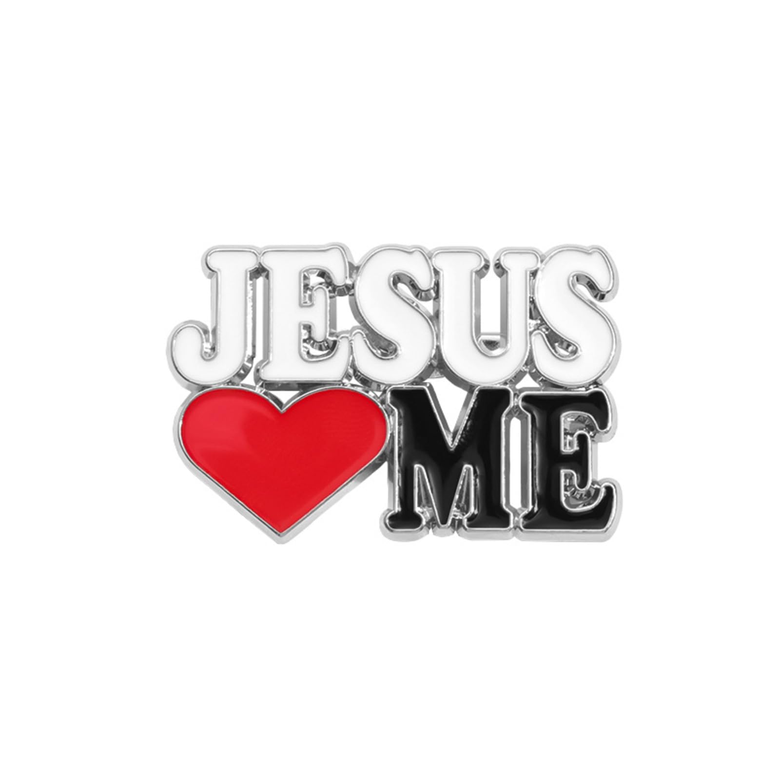 Jesus Pin for Women Christian Enamel Pin Cute Jesus Brooch I Love Jesus Pins Dainty Lovely Christian Brooches Fashion Jewelry Accessories