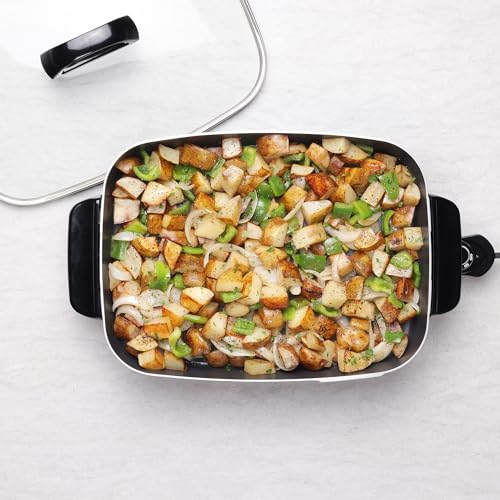 Presto 06858 16-Inch Slimline Electric Skillet with Glass Cover - Nonstick, Adjustable Temperature, Black by Presto - Image 6