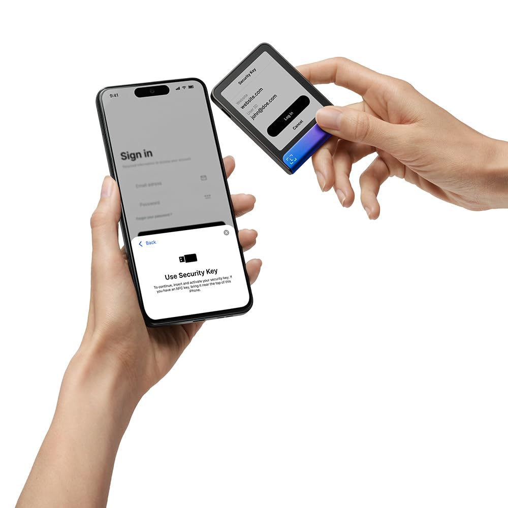 Ledger Flex - signer con touchscreen per criptovalute - gestisci in sicurezza i tuoi asset e la tua identità digitali con l'app Ledger Wallet (Blu nettuno)