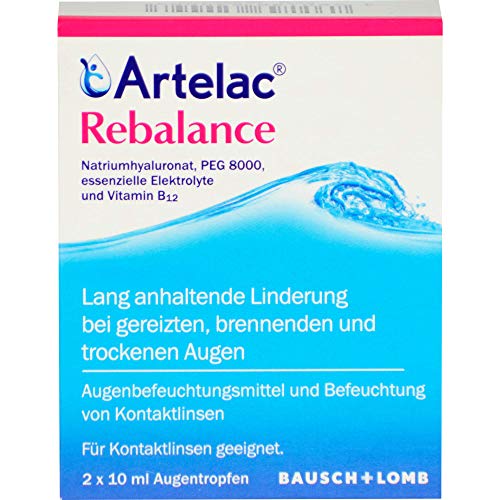 Preisvergleich Produktbild ARTELAC Rebalance Augentropfen 3X10 ml