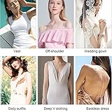 M MUNCASO 2 Pack Women Adhesive Bras,Rabbit Ears Invisible Nipple Covers Backless Sticky Bra Breast Lift Up Gel Lifting Breast Bra (C/D, Nude & Black) - Image 7