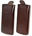 Produktbild Suncase Original Etui Tasche für/Bea-fon SL340 / Beafon SL340 / Leder Etui Handytasche Ledertasche Schutzhülle Case Hülle Lasche *mit Rückzugfunktion* braun