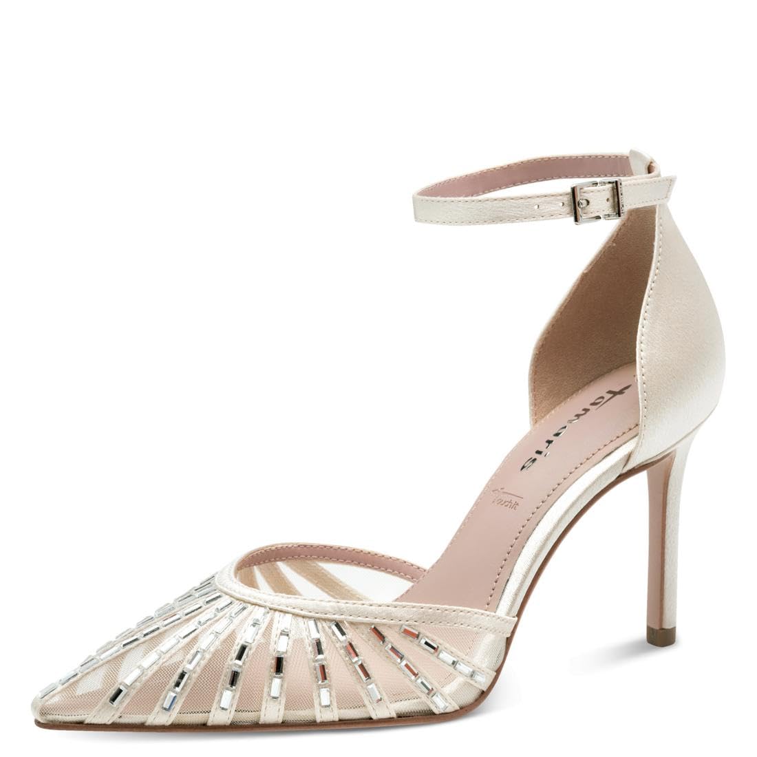 Tamaris Women's pumps with stiletto heel white 5.5 UK
