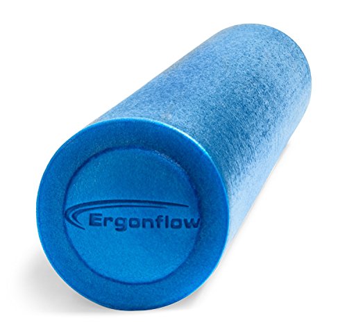 NEW Foam Roller - High Density Core Surrounded By Mid Density Foam - Roll Out Trigger Points with Less Discomfort Than Traditional Foam Rolls - Designed By Team of Physical Therapists - 18'' x 6''