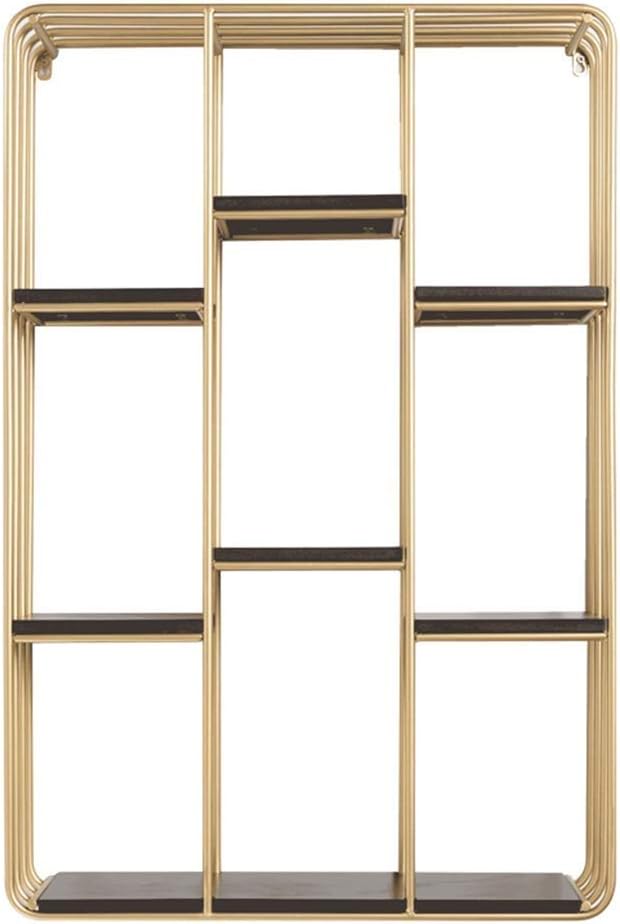 JOYNOW Bookshelf Nordic Metal Bookshelf MultiLayer Storage