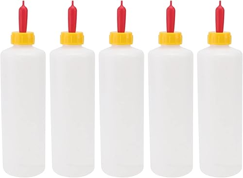 Juego de botellas de cabra y botellas, 5 juegos de leche para animales pequeños, pritchard para cabras, botellas de cordero de 13.5 fl oz, kit de