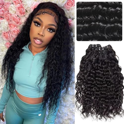 Gloseeing Water Wave Human Hair Bundles 20 22 24...