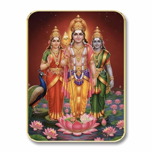 Image of SAF Lord Ram Darbar Wall Art with Table Top Stand & Wall Hanging Hole | Premium MDF Religious Painting for Mandir Home Office Pooja Decor