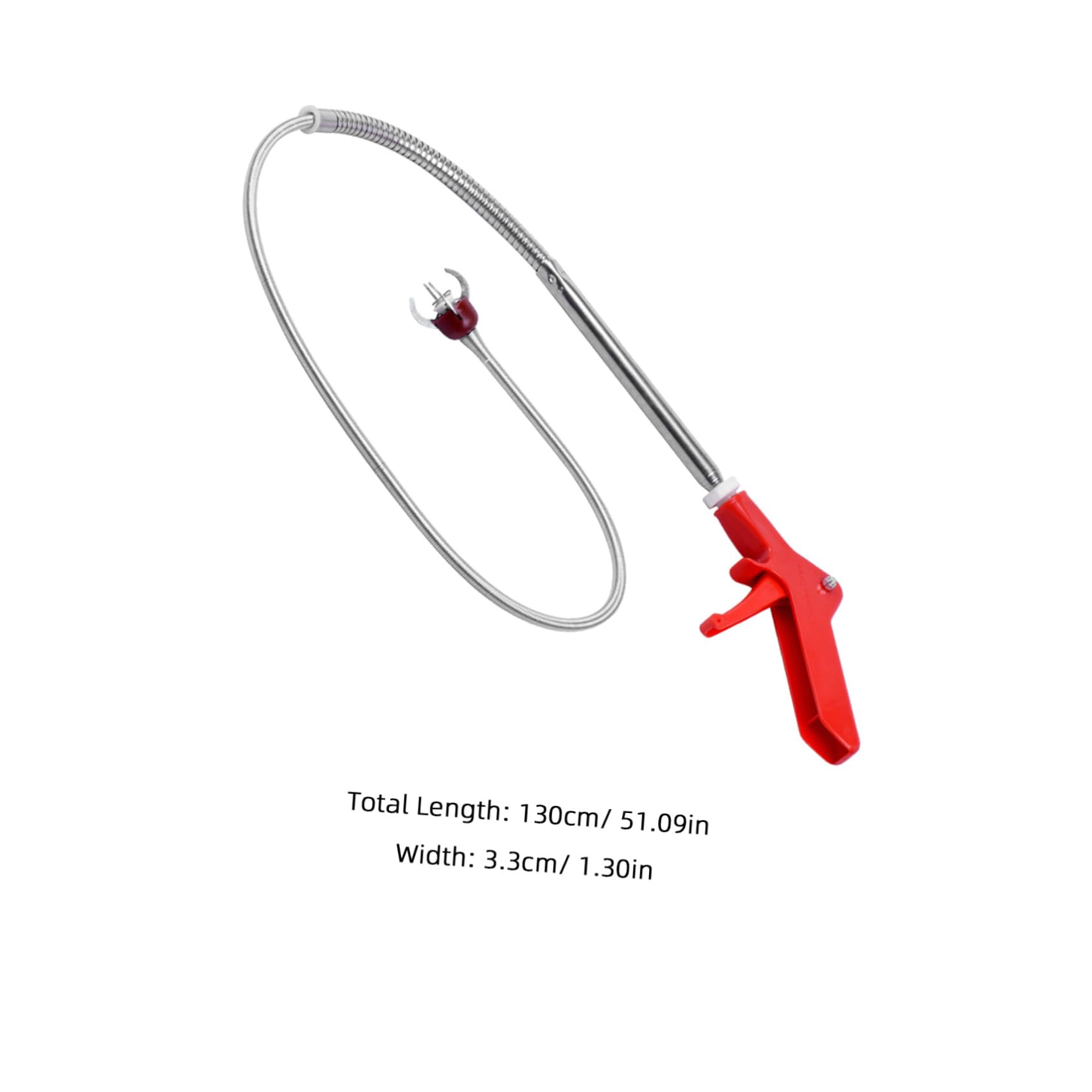 Outil de Débouchage Tuyaux Tige Flexible à Quatre Griffes Nettoyeur Canalisation Cheveux Crochet Pratique pour Salle de Bain Wc et Évier pour Éliminer les Bouchons