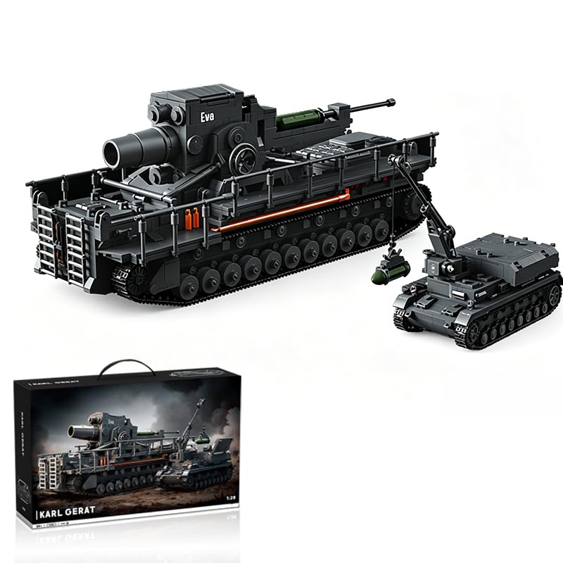 Pasyru Tank Military Building Model Kit, 4706 PCS Technik WW2 Building Block Set, Adult Collectible Model Tanks Kits to Build, Compatible with Main Brands — image 1