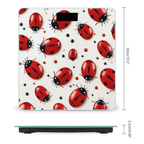 Báscula Digital de Baño con Capacidad 400 lb y Vidrio Templado miniatura 2