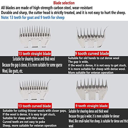 Tesoura elétrica para ovelhas 750 W, máquina de cortar ovelhas máquina tosquiar elétrica máquina de