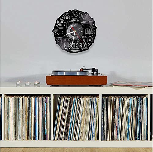 L'insegnante di Storia insegna la Conoscenza Disco in Vinile La Letteratura storica per Il Regalo di apprezzamento dell'insegnante di Classe Scolastica