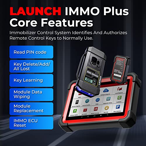 Launch X431 Immo Elite Plus Key Fob Programming Tool With X431 Prog3 (Valued $800), All-In-One Bi-Directional Scan Tool, Ecu Coding, 39+ Services, Oe-Level All System Diagnoses, 2 Years Free Update #TOP2