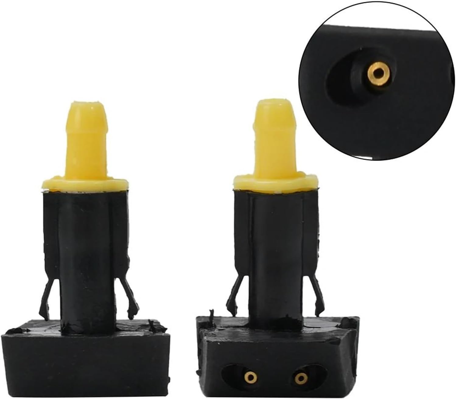 Windscreen Washer Nozzle Spray 2pcs Water Jet Direct Replacement For TIIDA