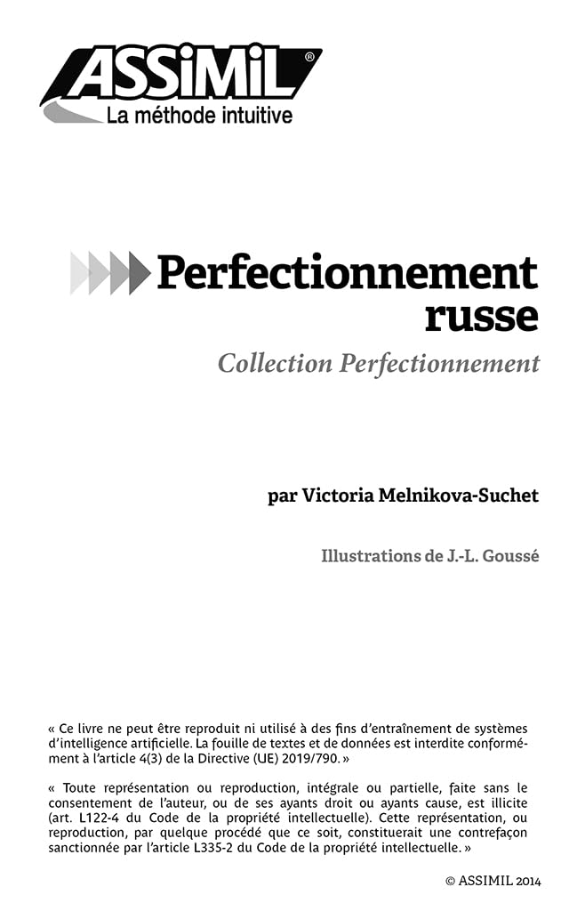 Perfectionnement russe (livre seul)