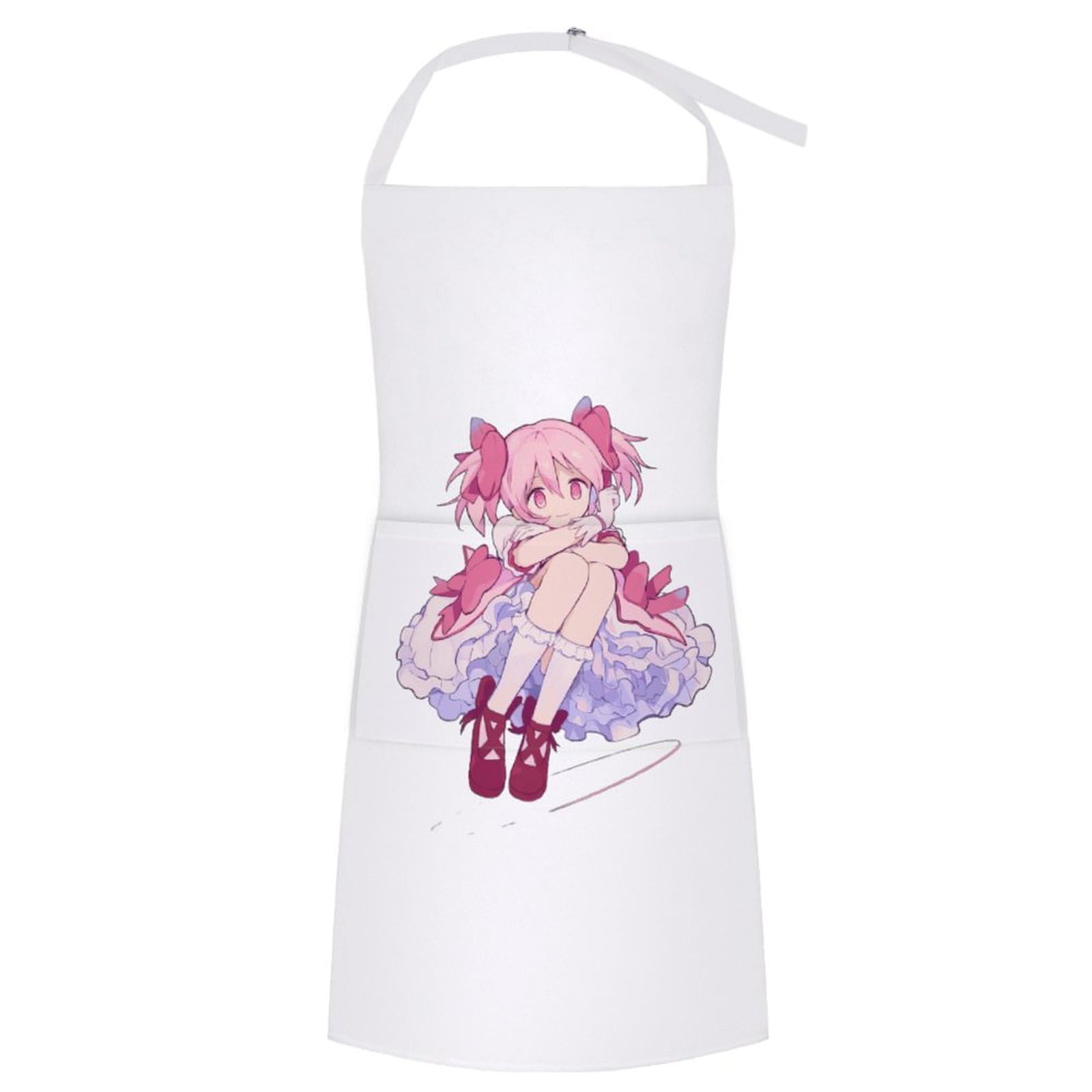 魔法少女まどか⭐︎マギカ　エプロン Amazon｜魔法少女まどか☆マギカエプロン 首掛け おしゃれ 男女兼用