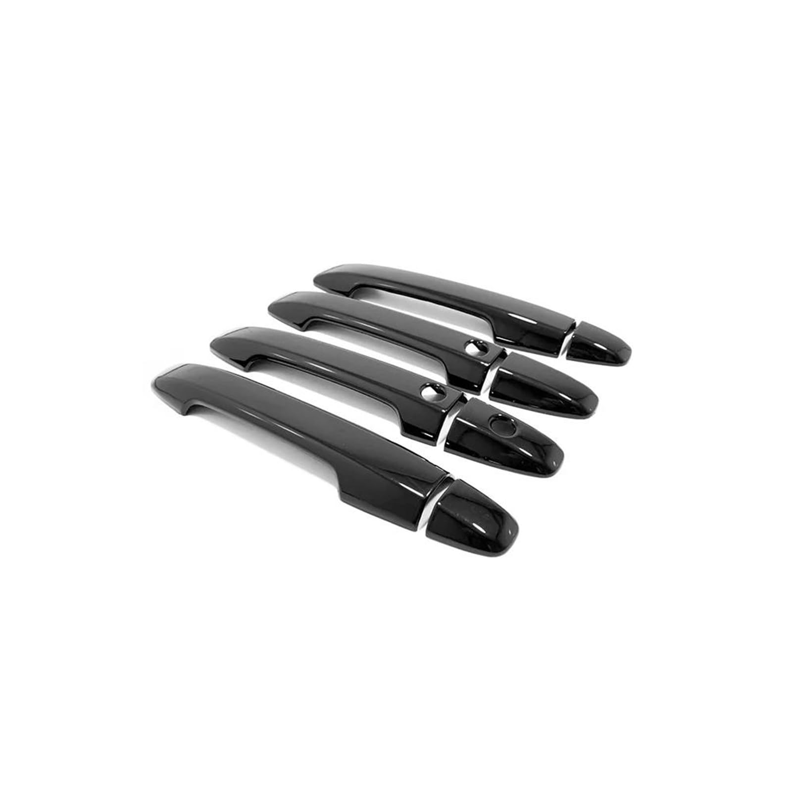Dtasmbd Black 2 Exterior Side Door Handle Protective Covers Car Door Handle Cover Trim For Stepwgn Rk1 Rk5 2010 2011 2012 2013 2014 Decoration Covers Silver Protection Shell Auto(Black 2)