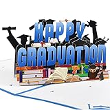 GREETING ART Pop Up Graduation Card,2023 Graduation Cards,Congratulations Grad,Congrats Cards for Class of 2023 High School College University Graduation Celebration